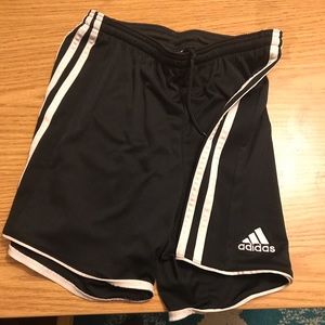 Black adidas shorts